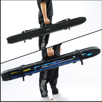 Supply abs hard shell fishing rod bag extended fishing bag 1 meter 4 rod bag umbrella bag fishing supplies fishing gear in stock