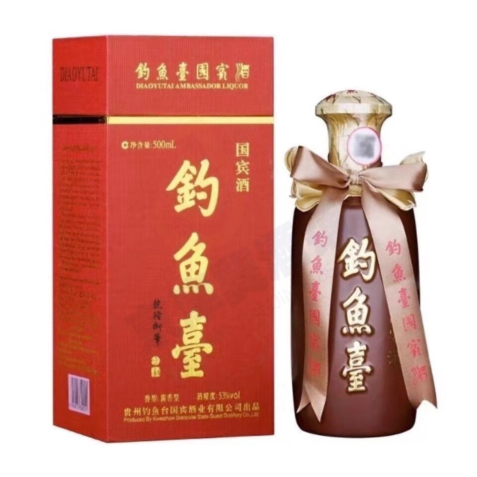 钓鱼台国宾酒第一代53度酱香型白酒500ml*6瓶整箱装评价- 淘宝网