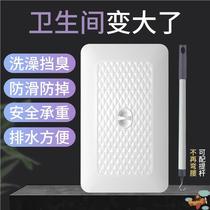 Squat toilet cover toilet sealing cover anti-odor blocker bathroom universal baffle squat pit cover squat toilet cover