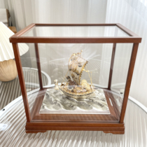 Antique] Japanese medieval pure silver gilded treasure boat swing piece L2401175-5