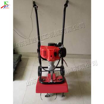 Small gasoline micro-tiller agricultural greenhouse loosening soil tiller portable two-stroke soil tiller plowing rotary tiller