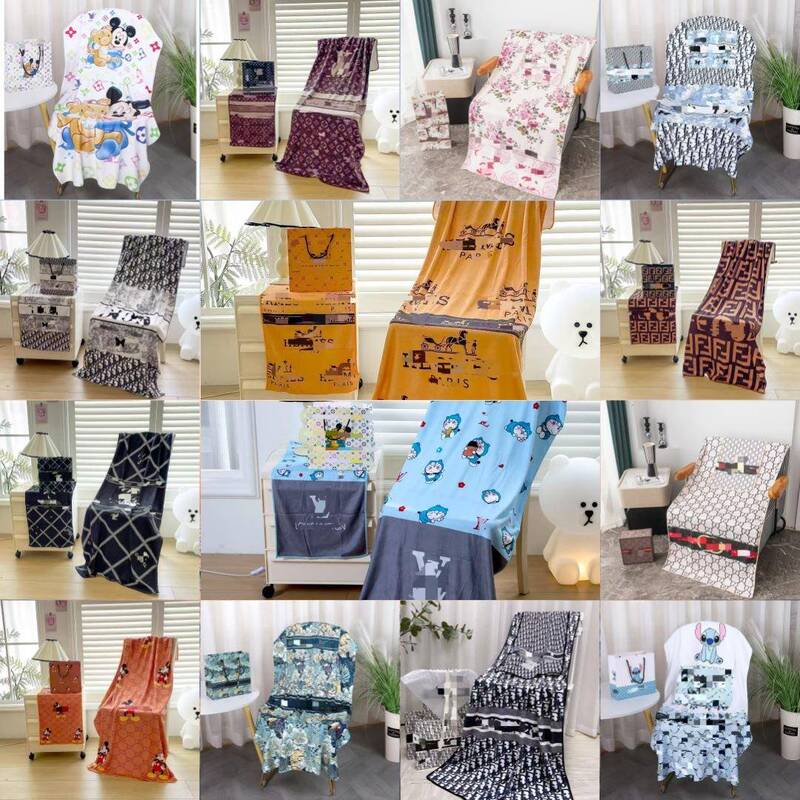 Bath Towel and Towel Set, Two-Piece Set, Thickened Microfiber, Water-Absorbent, Non-Fading, Beach Towel, Soft, Quick-Drying Adult Bath Towel