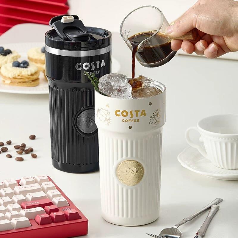 Costa Coffee Double Drink Coffee Cup Jtl-2002K Travel Portable Insulated Cup