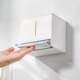 Entrance tissue box wall-mounted handkerchief napkin extraction storage rack punch-free portable small package toilet paper storage box