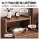 Bedside Table for Home Use, Small Bedroom Storage Narrow Cabinet, Mini Storage Rack, Solid Wood Color, Multi-Purpose Storage Bedside Cabinet