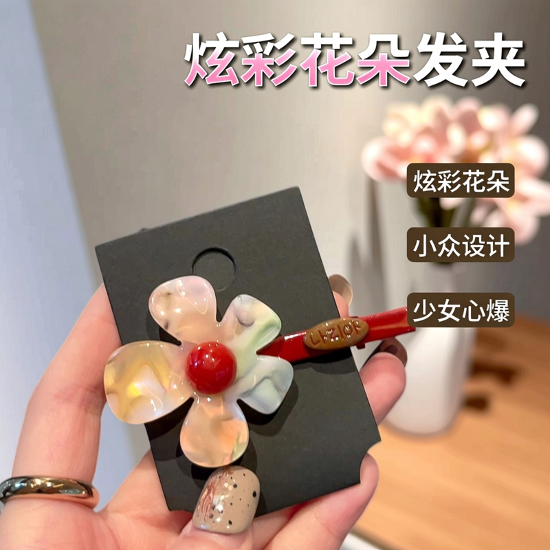韩国东大门新款小众设计感发夹