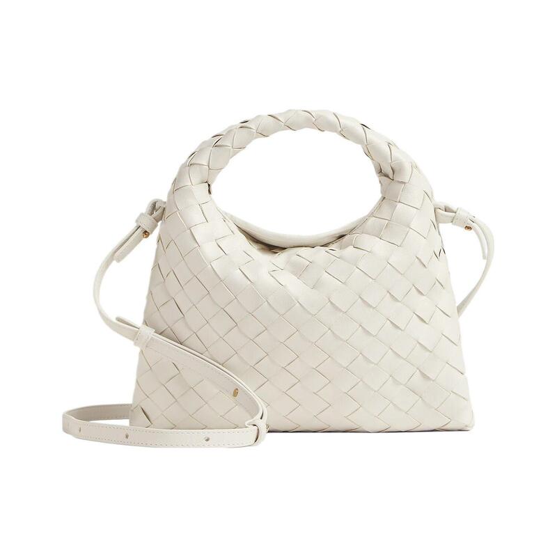 Bottega Veneta Hop Intrecciato Woven Magnetic Clasp Closure Cow Leather Bottega Veneta Hop Intrecciato Woven Magnetic Clasp Closure Cow Leather