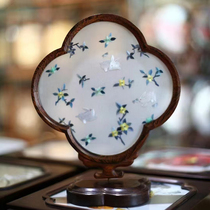 Suzhou embroidery pure hand embroidery chicken wing wood double-sided embroidery ornament The Rabbit Comes to Bring Spring Creative Chinese Style Craft Ornament