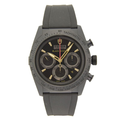 Fixed Price [9.8 New] Tudor Men's Watch Xunqi Black Shield Type Chronograph Automatic Mechanical Watch M42000Cn