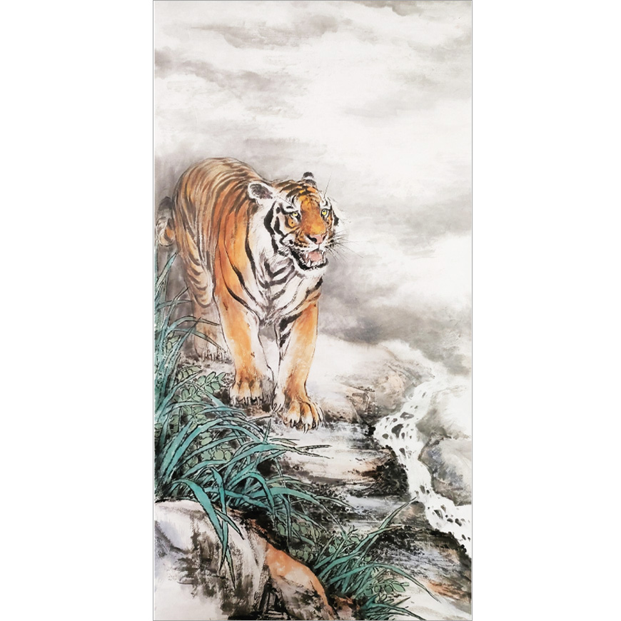 水墨画,近现代林凤眠鹭40x45cm
