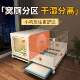 Luxury Dog House with One Bedroom, One Living Room, and One Bathroom, Suitable for Small Dogs, with Separate Toilet, Dog Cage with Wheels, and Universal Wheels, Specifically for Pets