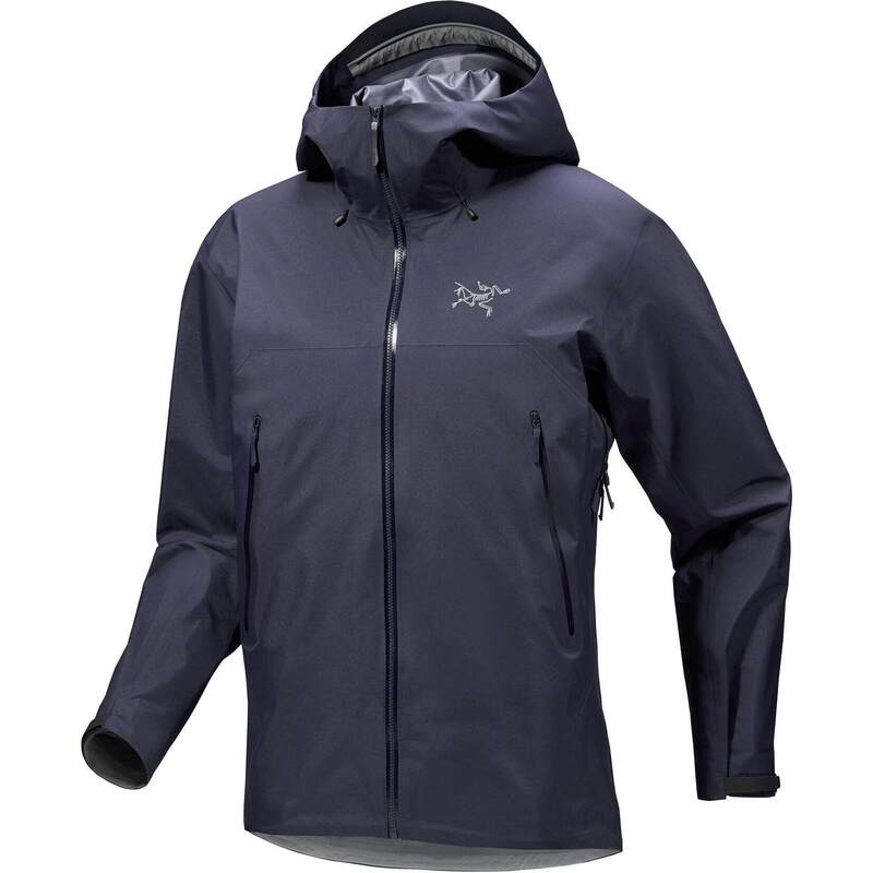 Arcteryx Beta Sl Gore-Tex Hardshell Printed Hooded Jacket Blue-Black Arcteryx Beta Sl Gore-Tex Hardshell Printed Hooded Jacket Blue-Black