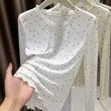 Тонкий базовый приятный телу лонгслив, облегающий крой, защита от солнца