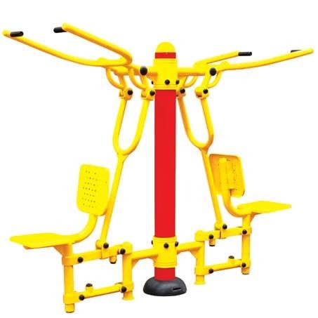 Outdoor Path H102 Double Sit Puller Community Park Fitness Path Community Sports Fitness Equipment