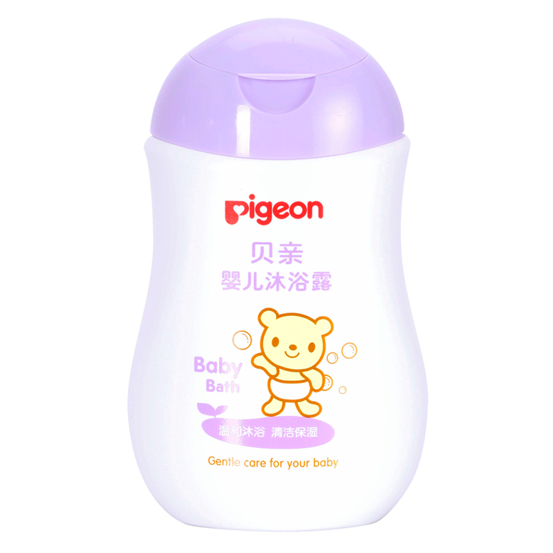 贝亲婴儿沐浴露儿童洗澡免冲洗宝宝沐浴乳沐浴液正品 200ML IA111