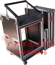 16U triple door shockproof box power amplifier cabinet tuning bench power amplifier combined box sound cabinet box