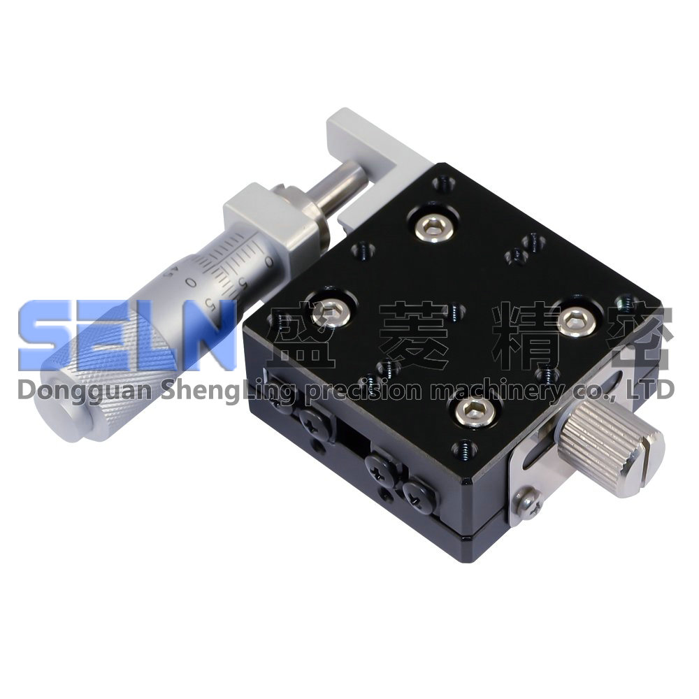 Factory direct sales LX40-L precision X-axis displacement fine-tuning measurement platform cross roller guide type manual slide table