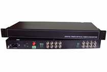 Three-level lightning protection 16v optical transceiver 16-way digital video optical transceiver 20KM three-year warranty (pair)