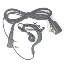 Walkie-talkie headset Bold iron clip headset K-head headphone cable Suitable for Lingtong LT6100PLUS 6600 9300