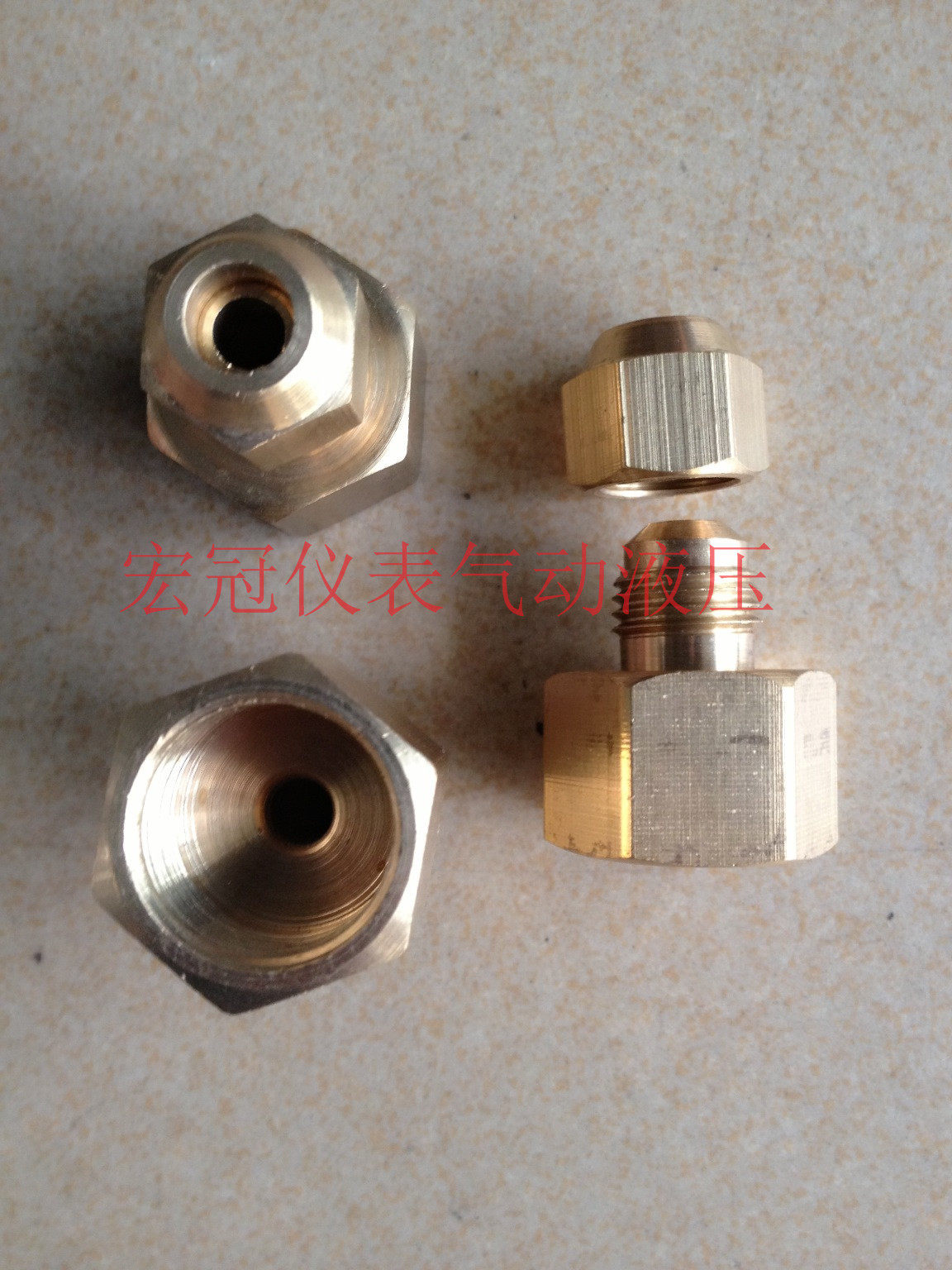Internal thread pressure gauge conversion connector inner tooth cable mother copper tube expansion joint bell mouth copper tube connection 6mm8mm