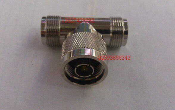 RF coaxial connector N-JKK N type one male two female adapter N head one minute two small M three-way T head