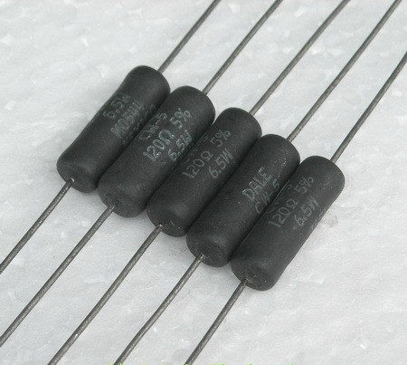 DALE military VISHAY VISHAY 6 5W imported high precision black wire wound resistor(full range)