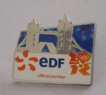 London 2012 Olympic Games Badge Sponsor Badge EDF London Bridge Badge
