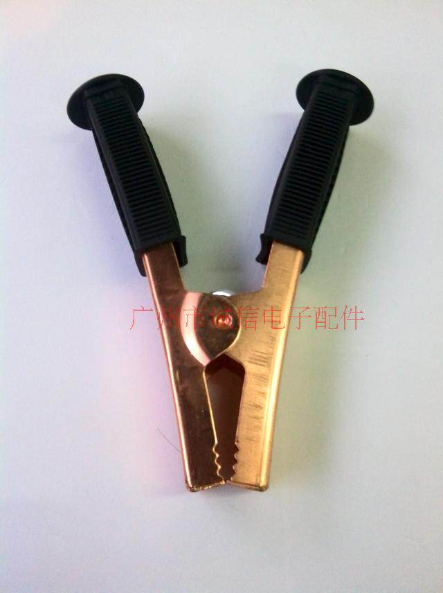 High-quality alligator clips, test clips, red and black jacket clips, 500A high-current battery clips, power clips