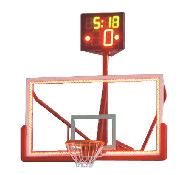 The 24 - second time Timer of Basketball Game is a 24 - second timer on the three sides of the Song of the Pig display basketball game time and 24 - second timer