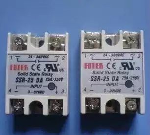 Solid State Relay ssr Small 25A DC Controlled AC Single Phase Zero-crossing Solid State Relay SSR-25DA