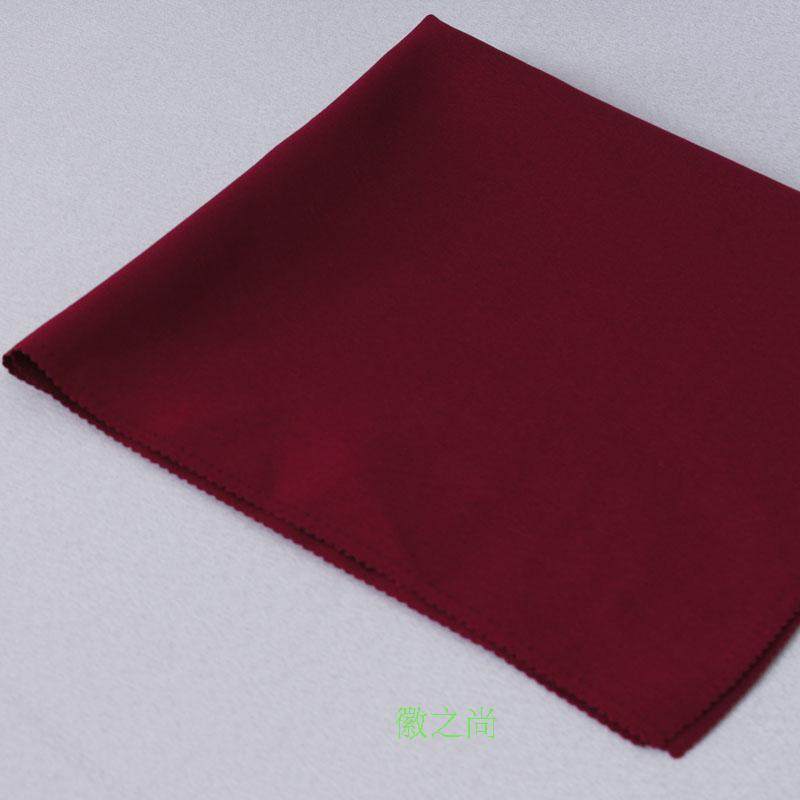Wine red tablecloth cloth tablecloth table cloth mouth cloth napkin mouth cloth folding flower custom