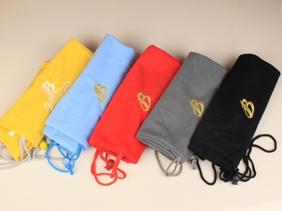 Plume badminton racket Single slaloff cover suede cloth bag cover suede cloth bag single load of red grey blue and yellow black epidour