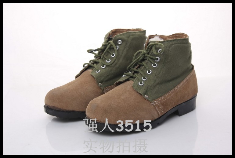 3515 # 1 men's large toe shoes middle aged and elderly cotton shoes bovine leather wool warm shoes leather shoes
