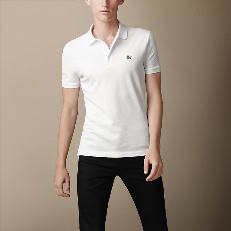 Burberry博柏利 男士双重染色棉质Polo衫   38722971