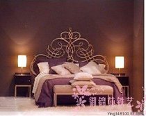 yD138 European style iron art bed single double bed iron bed bed frame No tailbed 1 5 m 1 8 m