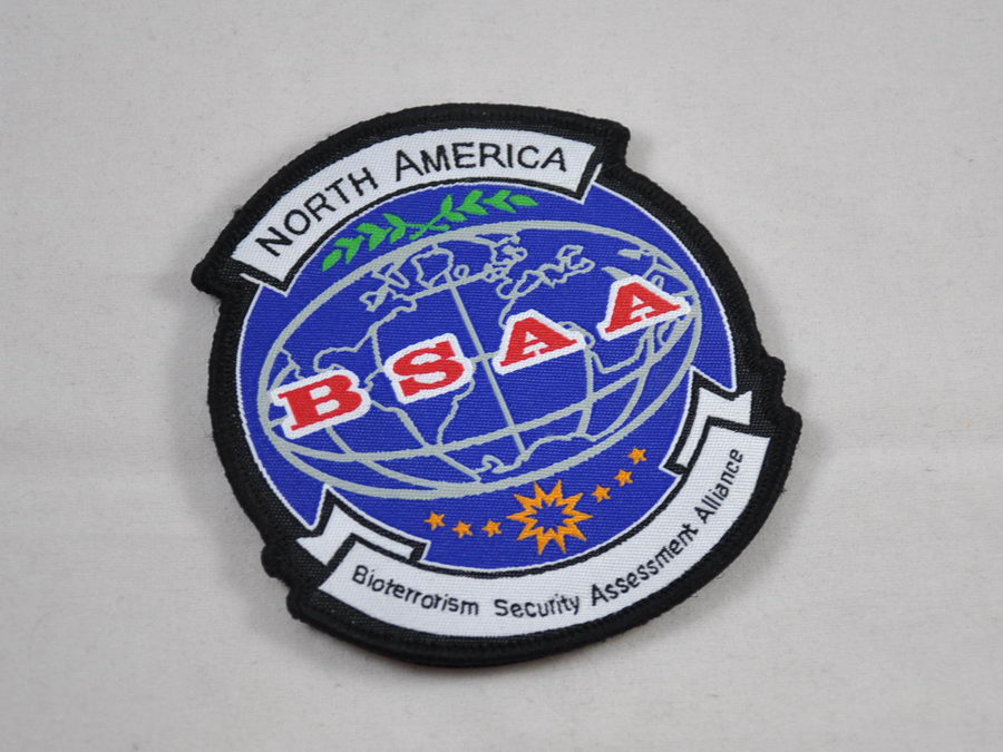 Biochemical Crisis Biohazard Perimeter BSAA North America Division Badge arm Chapter Two-sided Magic sticker 