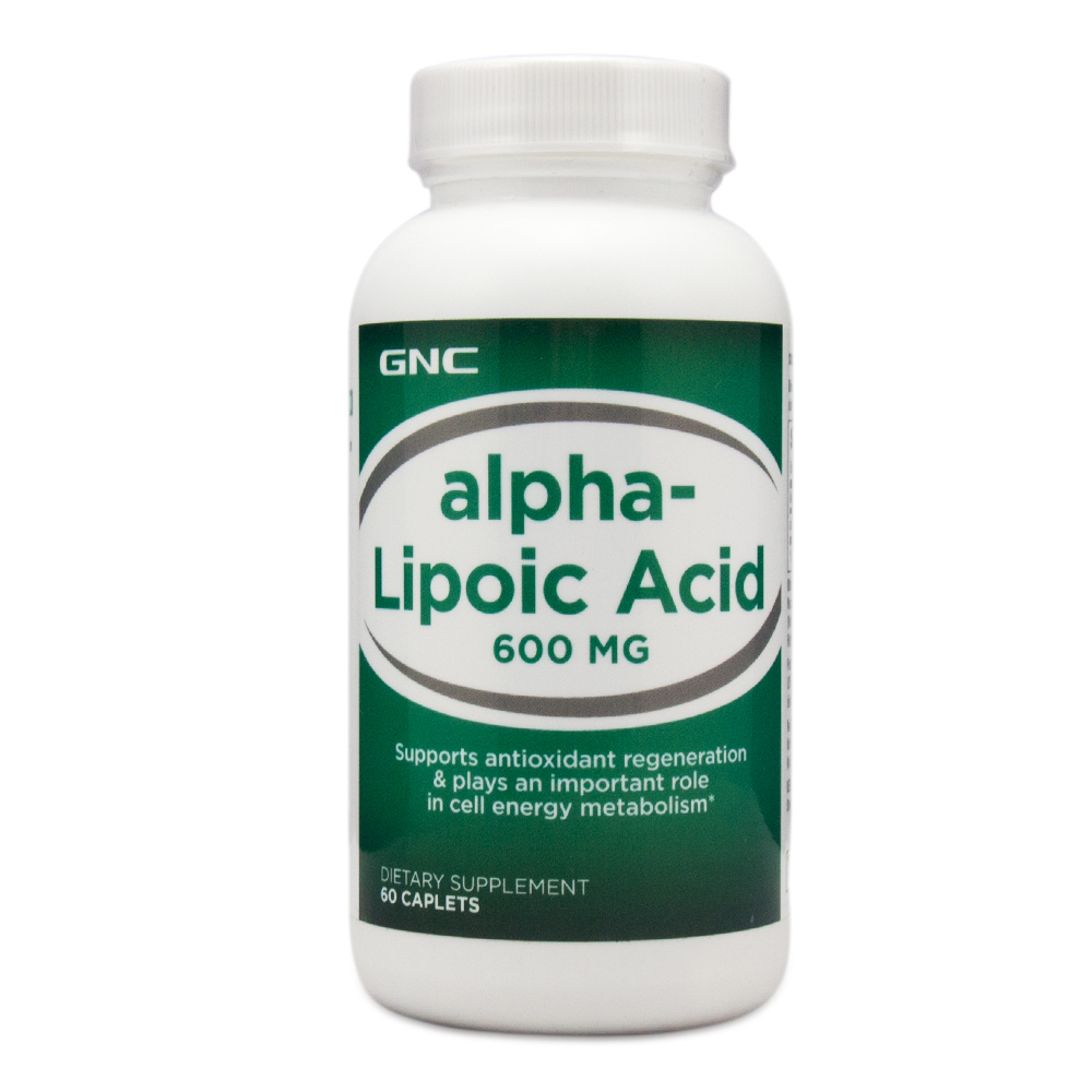 美国放心直邮 GNC健安喜 硫辛酸 平糖宝 调节血糖 600mg*60粒