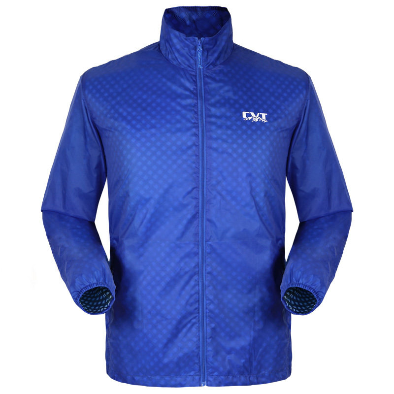 CVT men's summer lined perspiration sports windbreaker sunscreen splash-proof skin windbreaker I12199
