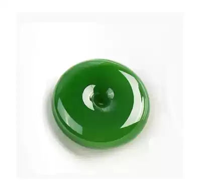 Xinjiang Hetian jade pendant Hetian jade safe buckle Hetian jade Jasper safe buckle without black spots Men's and women's pendant