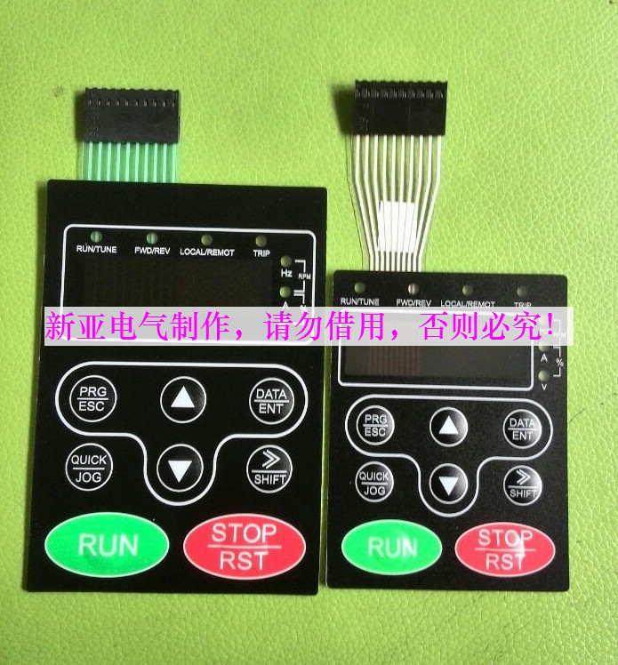 INVT INVERTER Display sticker Panel sticker CHF CHE CHV Size Power display panel Sticker
