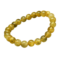 Water jade ice 643 natural gold crystal bracelet titanium crystal bracelet