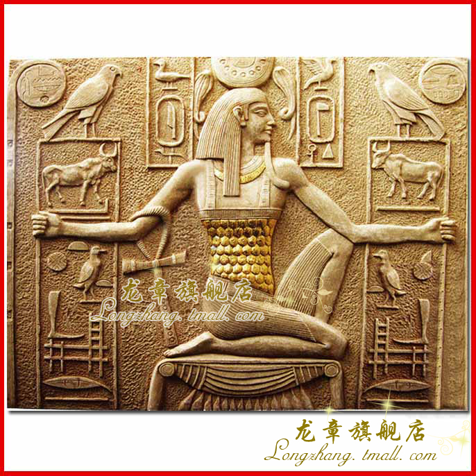 Shanghai Longzhang Southeast Asian Sand Embroidery TV Background Wall Bathroom Clubhouse Decoration - Queen of Egypt A