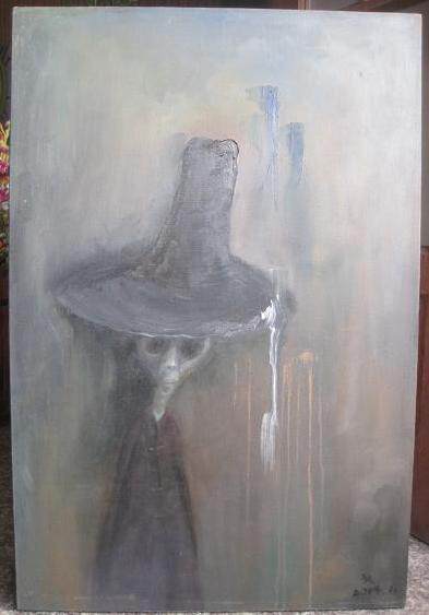 The central beauty prose works abstract weird subject matter new and sharp wind-Taobao