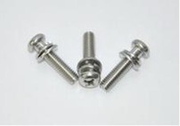 Pan head three combination screw element head Phillips combination screw (nickel plated) M5X8-M5X30 to buy 100