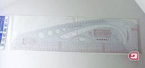 Multifunctional cutting ruler Clothing ruler 3245 drawing tool design ruler