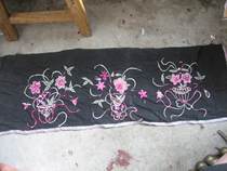 Large classic collection of old silk embroidery boutique old embroidery door curtain 3 exquisite beautiful flower basket chart*