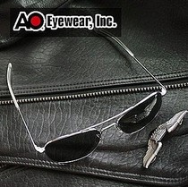 AMERICAN AO PILOT SUNGLASSES (SILVER FRAME 52MM)