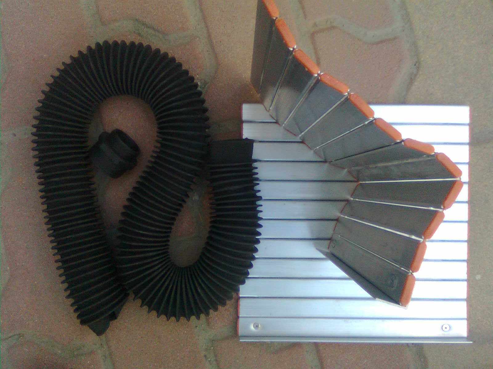 Customized protection aluminum curtain shield slot plate scraping plate crash block chain and other CNC accessories