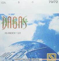 1 61 Korea DAGAS ultra-thin anti-ultraviolet resin lens Daming 1 61 aspheric Dags unit sub-