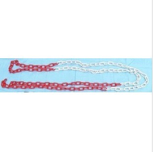 Traffic facilities plastic chain cone chain red white and yellow warning chain safety chain security chain 5 meters